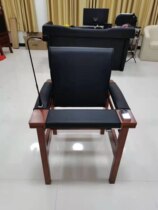 Inquiry room soft bag anti-collision table and chair solid wood Judge table and chair restraint chair sobering chair court furniture stainless steel chair