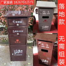 Customized pet poop box outdoor stainless steel feces box poo room room pickup box paper bag box convenience box
