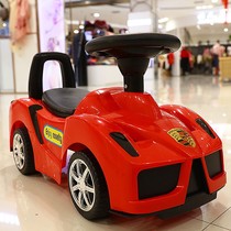 Lecol multifunctional childrens twist car 1-3 year old baby scooter four-wheel with music slippery car toy car