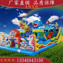 Outdoor new Spiderman bouncy castle Trampoline childrens playground equipment large square stall toys