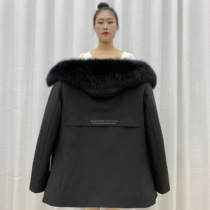 2021 new mens Parker suit whole mink liner mens fur coat fox fur collar winter rabbit hair can be removed