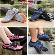 Five fingers plus size sandals rafting water shoes men and women breathable diving swimming shoes outdoor leisure hiking shoes