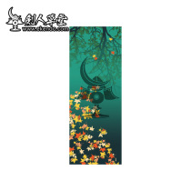 (Jianren Caotang)★Autumn red leaves★Kendo headscarf dyed headscarf Japanese headscarf (Japanese hair)