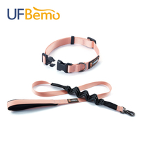 UFBemo dog collar traction rope large and medium-sized dog golden hair corkie Tedi explosion-proof punch pet collar