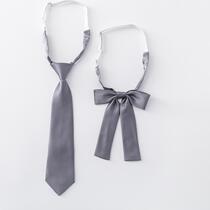  Bow tie tie collar flower Primary school students low bow Boys and girls childrens school uniform College kindergarten gray grade