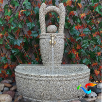  Stone carving washbasin Stone trough washbasin Courtyard Stone mop pool cornucopia Outdoor small bucket cloth pool ornaments