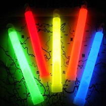 Fluorescent Stick Large Number Disposable Luminous Annual Meeting Survival 6 Inches Ultra Bright Plus Coarse Pink Color Non-toxic Wedding Terrace