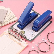 Can get excellent single hole punch stationery document hand account loose book binding manual hole punch mini round hole diy single hole punch
