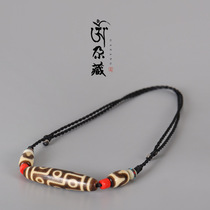 One thing one picture Tibet nine eyes Tianzhu necklace Tibetan legend Tianzhu Clavicle chain Mens and womens pendants This Year of life jewelry