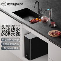 West House s600 Heating Water Purifier Smart Home Hot And Cold Instant Drinking All-in-one RO Reverse Osmosis Filtration Kitchen