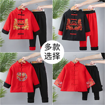 Childrens Tang suit Boys New Year suit Winter girl Chinese style New Years dress baby New Years dress