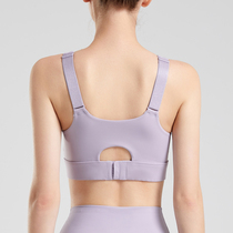 Fat mm large-scale sports underwear female high strength anti-seismic anti-drop running fitness absorption yoga speed dry text chest