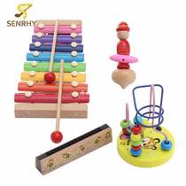4Pcsset Kids Infants Educational Piano Toys Xylophone Woode