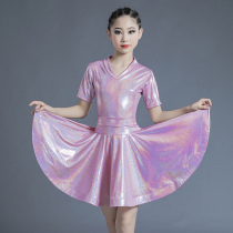 New Latin dance costumes female childrens uniforms professional girls performance costumes costumes big skirts