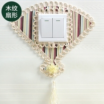 Switch patch protective cover anti-dirty Nordic style socket stickers ugly decorative stickers wall stickers multifunctional lace frame cover