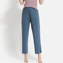 Modale Sleeping Pants Woman Loose large size Pants High Waist Pituitary Comfort Home Pants Summer Thin Section Casual 90% Air Conditioning Pants