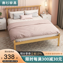 Iron bed modern simple light luxury iron frame bed Children princess bed 1 5 m double bed 1 2m single bed iron bed