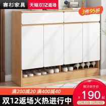 Shoe cabinet home door large capacity simple modern ultra-thin economical storage porch cabinet balcony cabinet locker