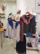 South Korea East Gate straight hair scone ladies long sleeve fashion casual shirt left 1-3 colors