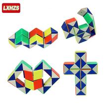 24 Blocks Snake Magic Cube Twist Jigsaw Puzzle Speed Magic R