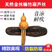 (Tmall music) Yunnan Natural cucurbit musical instrument B- flat c tune jelu Silk three-tone children students adult