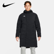 NIKE Nike cotton clothing mens long hood waterproof and warm and thicker cotton coat DJ0992-010