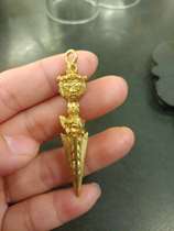 The pure copper diamond peg is 6 cm long.