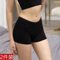 Summer black underpants can be worn outside wearing safety pants anti-walking light uncurled and bottom shorts ladies insurance pants slim down