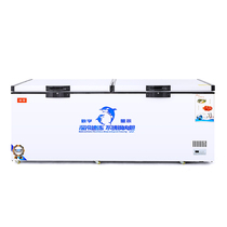 Stainless Steel Liner Large Freezer Commercial Large Capacity Mega Horizontal Refrigerated Frozen Fridge Quick-quick single-temperature copper tube