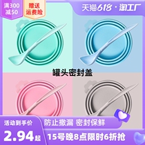 Cat canned lid fresh-keeping silicone lid pet dog canned sealed lid universal sealed lid sealed lid canned food