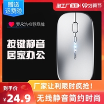 Bluetooth wireless mouse mute cute rechargeable game Office for Apple Huawei HP notebook