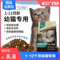 Special lyophilized cat food for kittens 1-3 months 2-4-12 months fattening and gills nutrition Kitten milk cake kitten food
