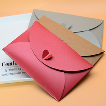 Large retro Kraft paper envelope literary hipster creative Love Custom logo simple letter paper love letter