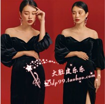 830 retro maternity Photo Photo Photo clothes out rental photo studio photo fashion pregnancy photo mommy photo velvet dress