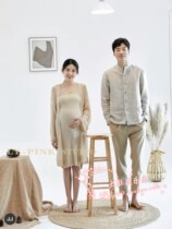 810 new Korean fashion pregnant women belly art photo couple couple home style Photo theme clothing