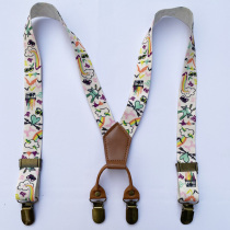 Infant and young children baby strap clip men and women four clip suspenders belt kids pants clip anti-drop artifact pants strap clip