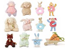 Exit Tail Single Sea Bay Rabbit Series Bunny Rabbit Appeasement Towel Doll Baby Rocking Bell Toy Paparazzi