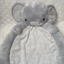 Foreign trade tail sheet thickened super soft elephant game blanket comes with pillow can hang small toy baby mat