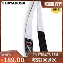 HAYABUSA HAYABUSA Brazilian Jiu-jitsu belt Road suit road belt Taekwondo road belt Black belt White belt Judo belt Coach belt