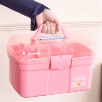 Medicine box household large medicine storage box portable portable emergency medicine box household medical large capacity