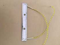 Vertical packaging machine longitudinal sealing die heating sheet