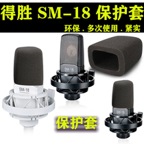 Takstar wins SM-18 microphone sponge sleeve high density anti-spray capacitor wheat square microphone cover washable