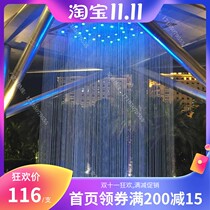 Optical fiber water curtain wall landscape steel wire running water curtain water curtain wall landscape curtain screen water curtain pull line water curtain New