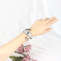 Jianqing hand-made Eyeballs fog black bracelet Choker handmade eyeball leather collar accessories