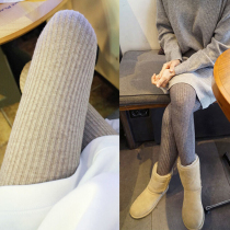 Fashion pregnant women leggings autumn and winter New wear plus velvet thick socks light leg artifact belly stockings pantyhose tide tide