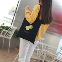 Blank Canvas Bag Spot Wholesale Advertising Creative Hand Bag Customised Student Cotton Sails Cloth Bag Shopping Bag Set