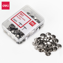 Del 100 pins studs nails small I-shaped nails press nails round heads cork boards decorative nails creative photos walls nails decorations fixed art nails buckets barrels