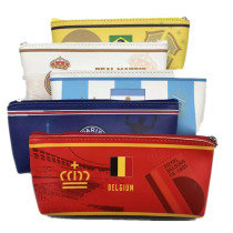 Liverpool Chelsea Real Madrid Barcelona Juve Paris football stationery pen bag card bag student gifts around