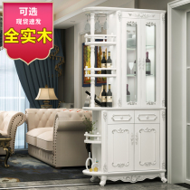  European-style partition cabinet Wine cabinet Living room entrance cabinet Shoe cabinet Foyer cabinet Home screen cabinet Decorative cabinet Room hall cabinet