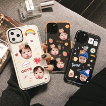 Custom-made iphone12PRO custom phone case diy parent-child baby pattern 11 photos for Apple 13